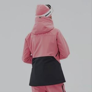 Moss W Ski Jacket Women Pink/Black Small Shell